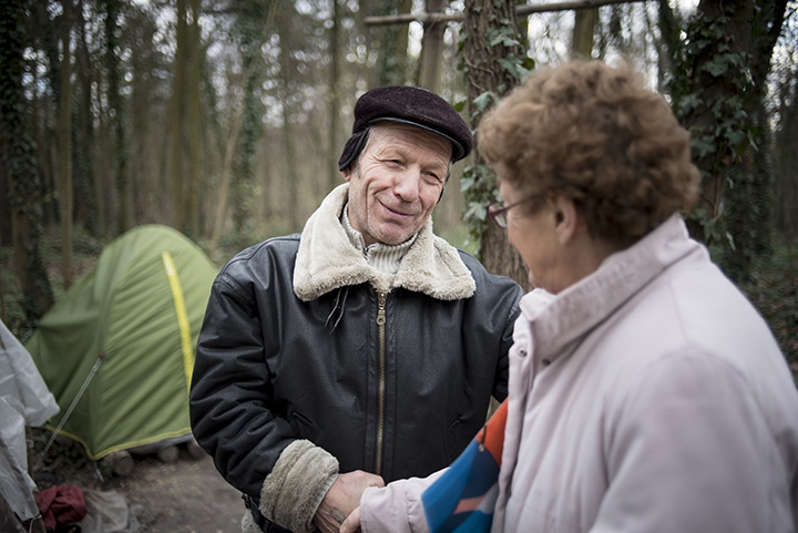 Diaporama sonore : auprès des personnes à la rue dans le bois de Vincennes