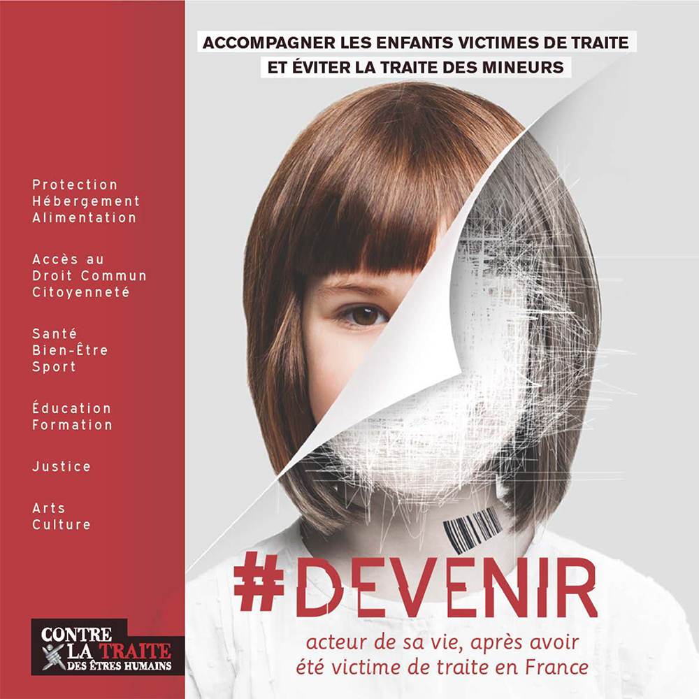 Poster - #DEVENIR, une campagne contre la traite des mineurs
