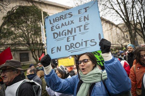 manifestation pour l'égalité des droits