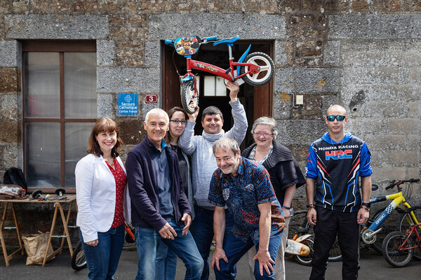 Les bénévoles de l'atelier vélo