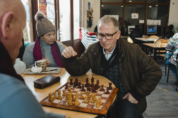 un partie d'échecs