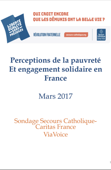 Perceptions de la pauvreté et engagement solidaire en France 